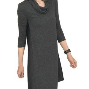 Anthropologie Saturday Sunday Cowl Swing Dress XS Heather Gray